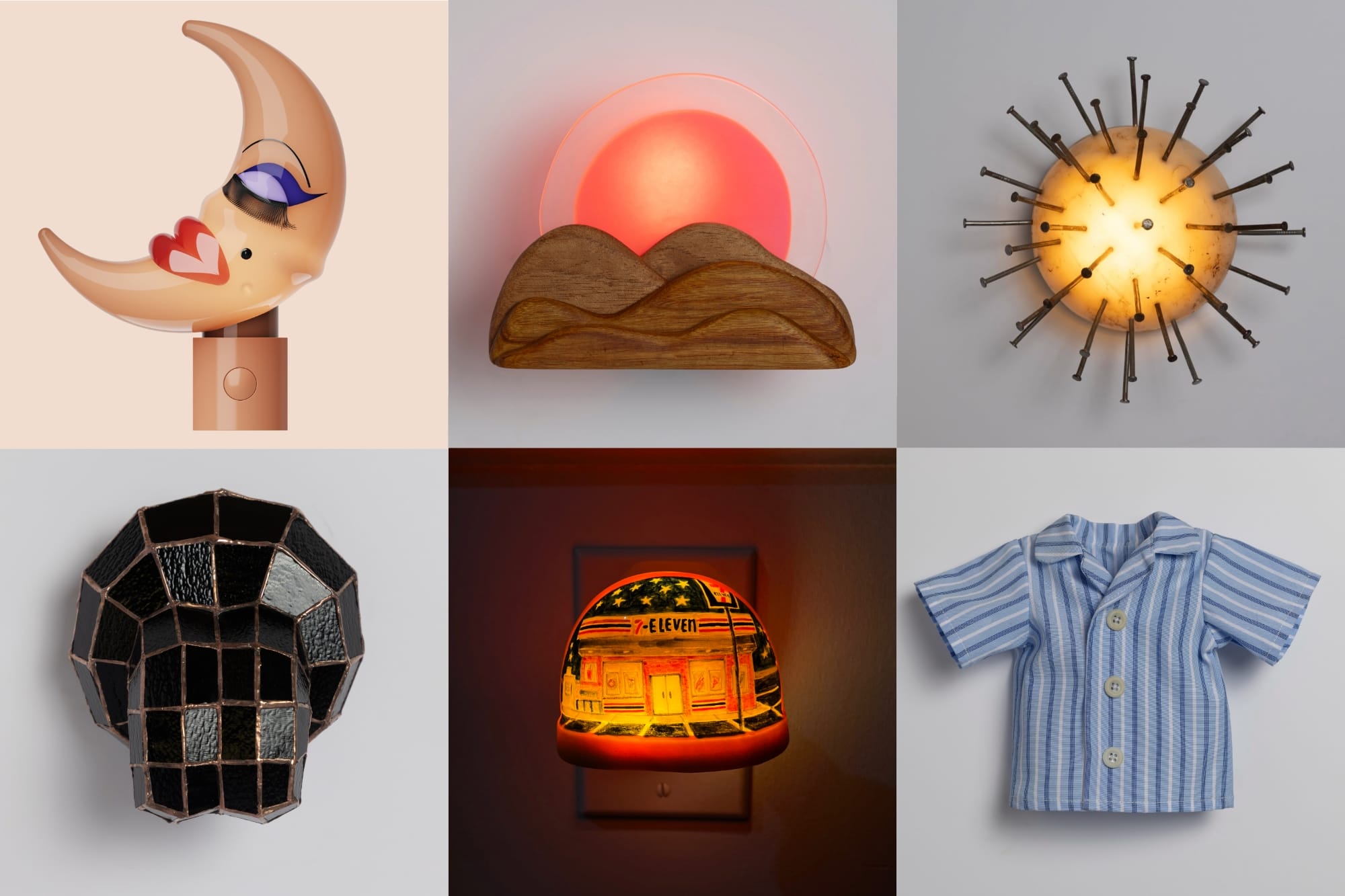 a collection of artist designed nightlights