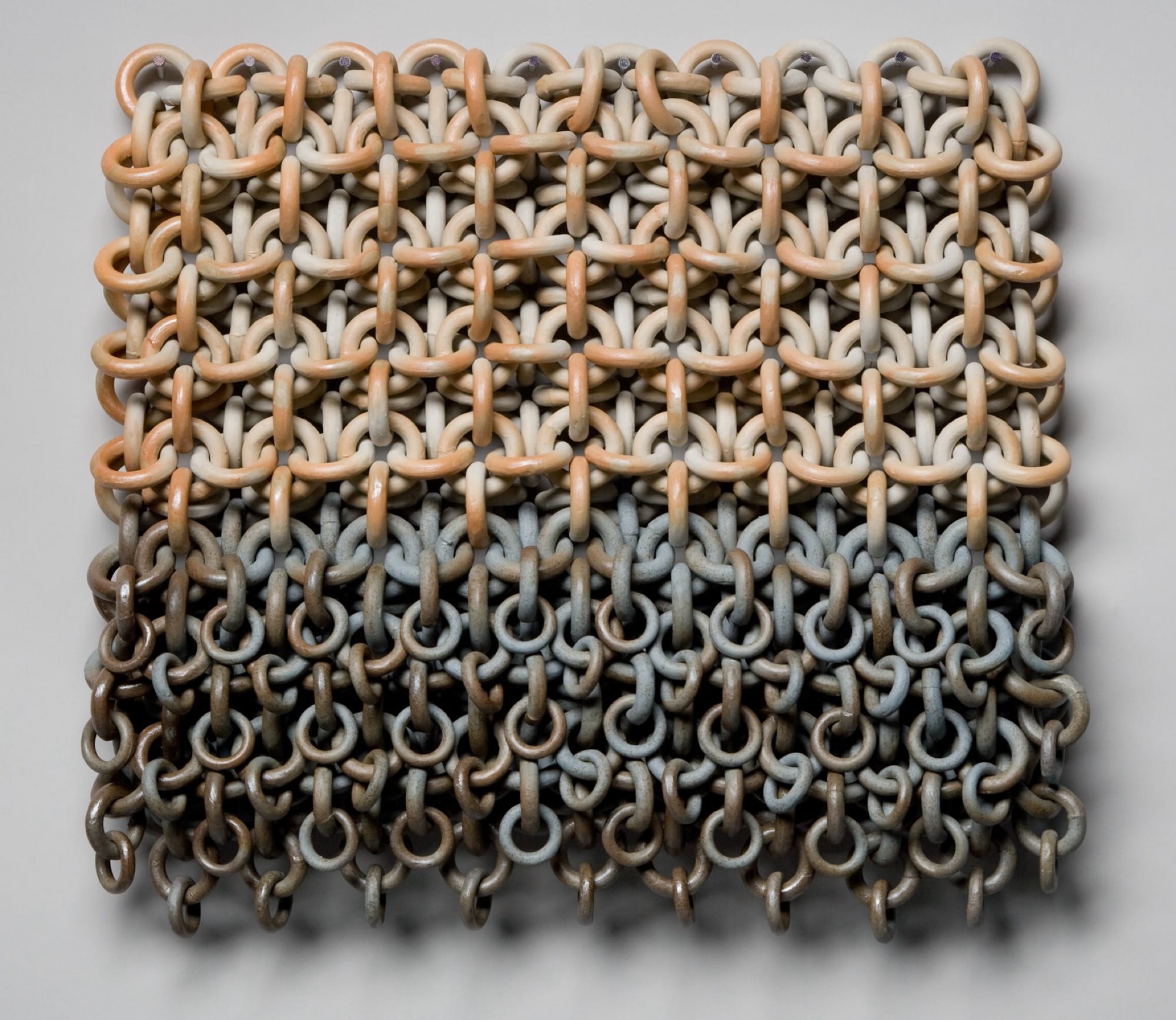Ruth Borgenicht Links Thousands of Ceramic Rings in Elaborate Chainmail Sculptures